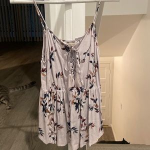 Pacsun - LA Hearts purple floral tank